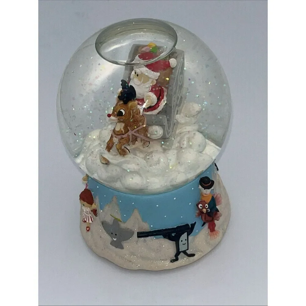 Rudolph Reindeer Island Of Misfit Toys  Enesco Music box Works Great
